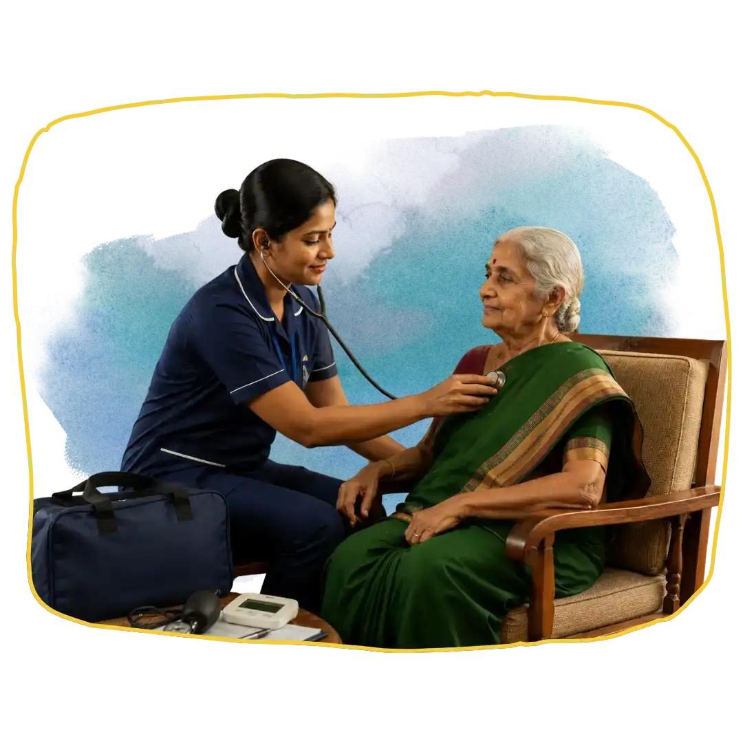 Professional Elder Care Service at Home in Chennai